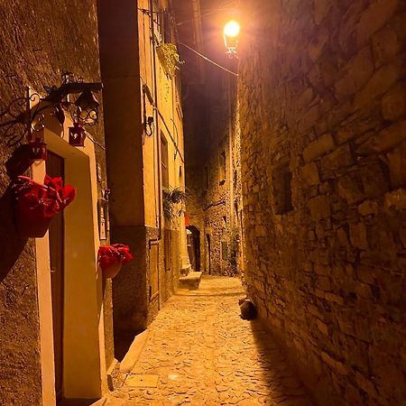 Romantic Home Stone With Amazing View Lake Of Como And Oleandra Laglio Bagian luar foto