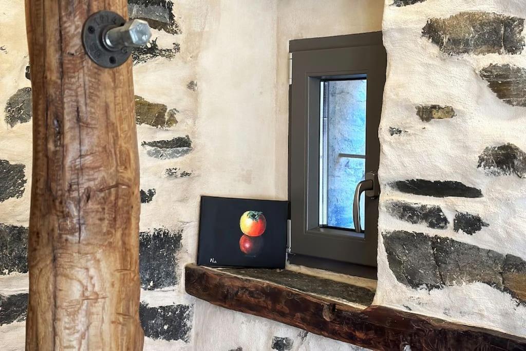 Romantic Home Stone With Amazing View Lake Of Como And Oleandra Laglio Bagian luar foto