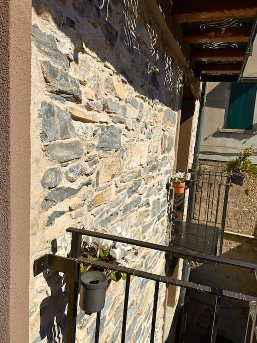 Romantic Home Stone With Amazing View Lake Of Como And Oleandra Laglio Bagian luar foto